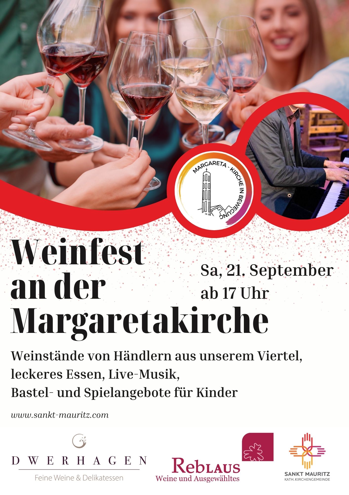 Weinfest an der Margaretakirche