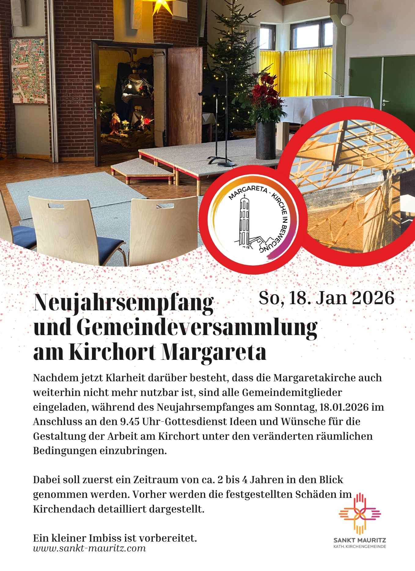 Neujahrsempfang am Kirchort Margareta