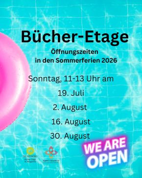Hinweis auf die Öffnungszeiten in den Sommerferien 2026
